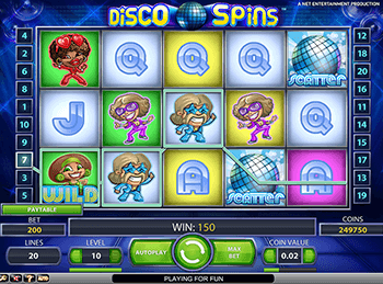 Играть на деньги Disco Spins